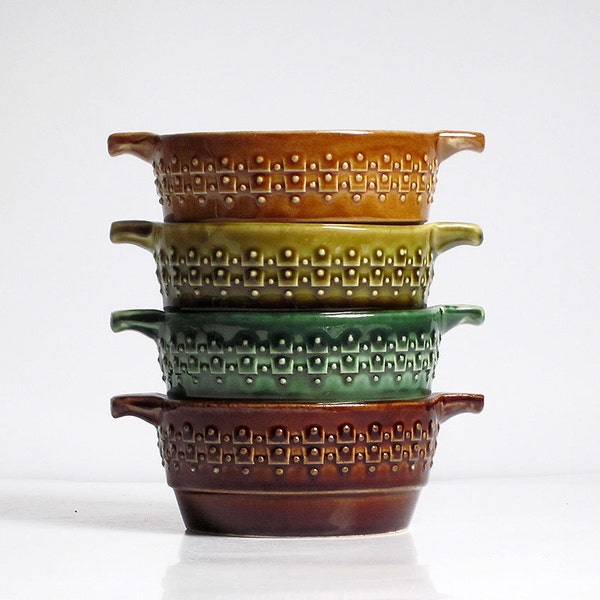 Set of 4 West German Pottery bowls (Feuerfest, 248)