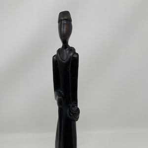 Vintage Ironwood Sculpture of a Man