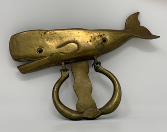 Whale Door Knocker Etsy