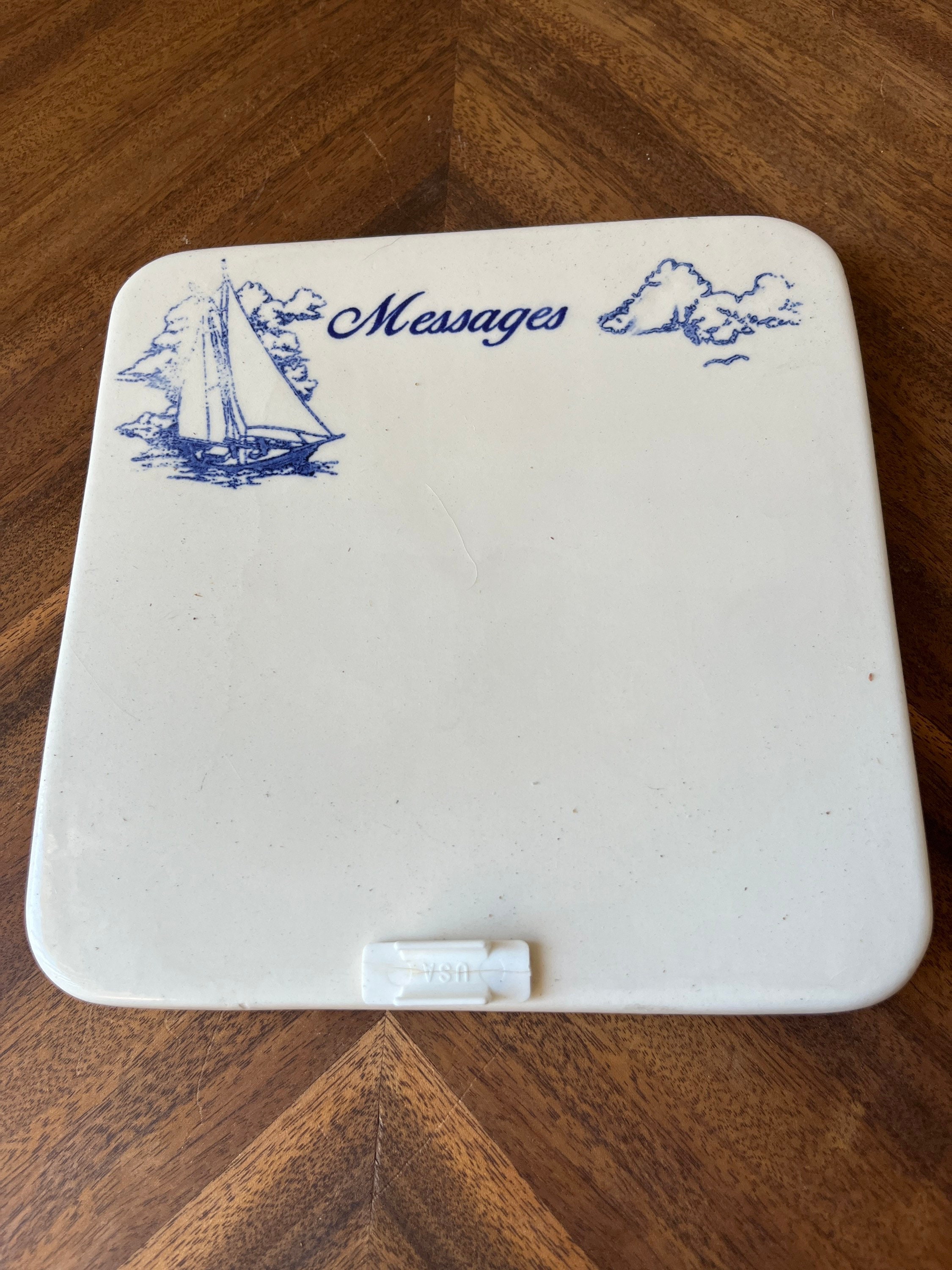 Message Tiles Message Tile Whiteboard Nautical - Etsy