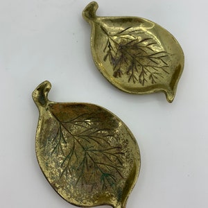 Vintage Brass Ashtrays/Jewelry Dishes