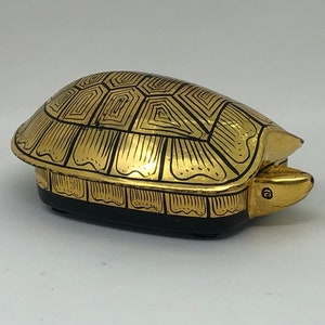 Vintage Burmese Gold Lacquered Turtle