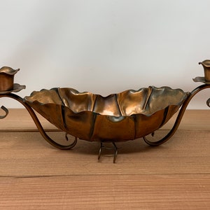 Vintage Copper Candle Holder