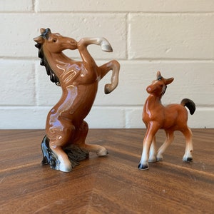 Statuette vintage halsey import horse