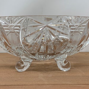 Vintage Crystal Candy Dish