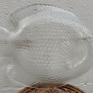Vintage Arocroc Fish Glass Tray