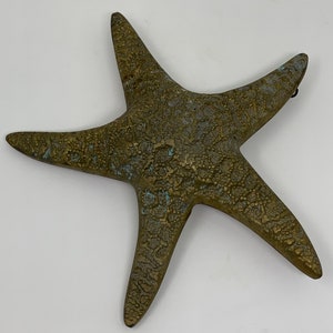 Vintage Brass Starfish