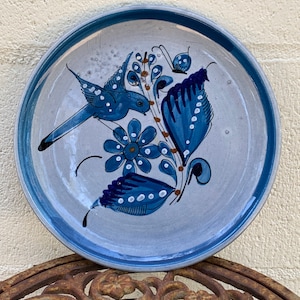 Vintage Hand Painted Ceramic Plate