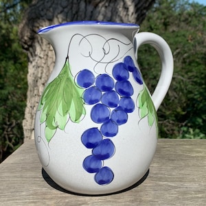 Vintage Handmade Ceramic Pitcher