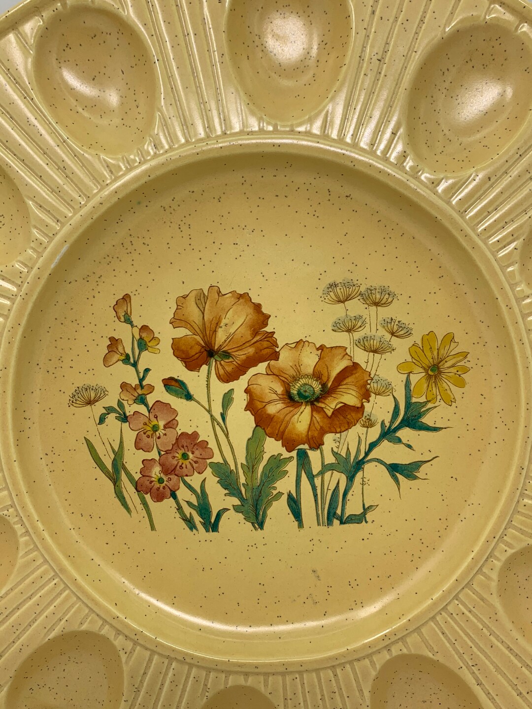 Vintage Ceramic Deviled Egg Tray Etsy UK