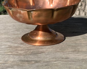 Vintage Copper Serving Dish