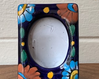 Vintage Talavera Picture Frame