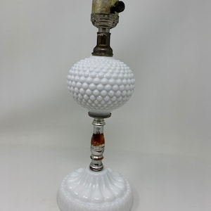 Vintage Milk Glass Lamp