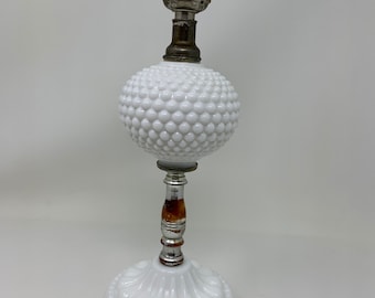 Vintage Milk Glass Lamp