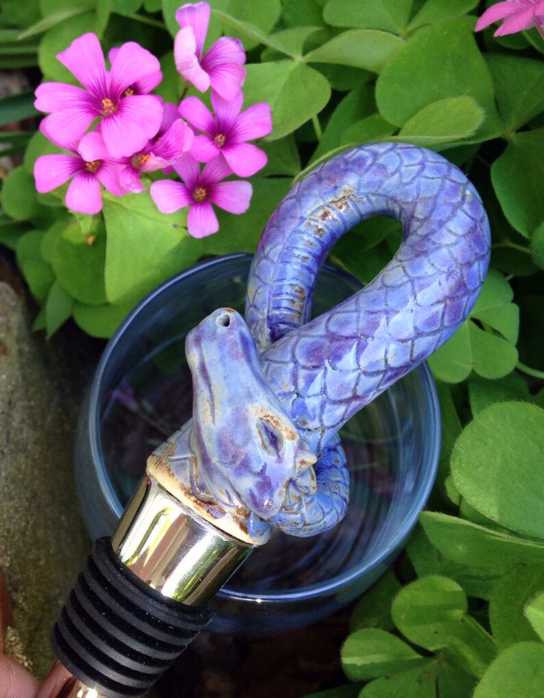 Dragon WIne Bottle Topper Etsy