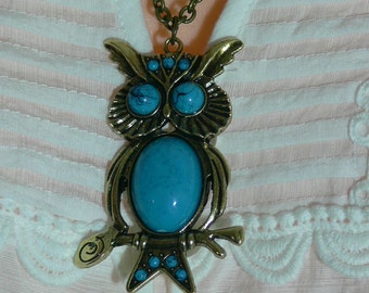 Necklace - Owl Pendant with Chain - FS-111