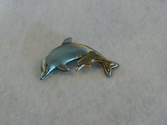 Dolphin - Brooch - Pin - FS-276 - image 2