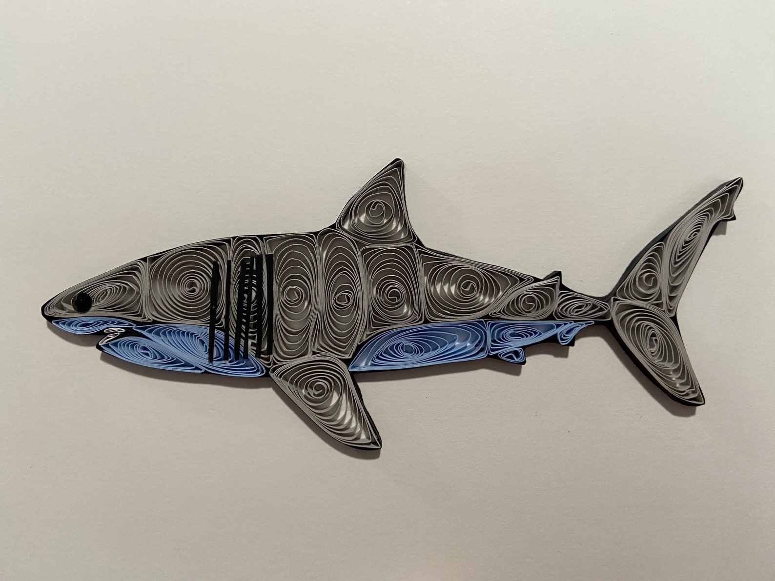 Quilled Art Quilling Shark Etsy