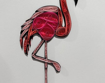 Quilling Flamingo Art