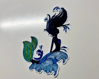 Vinyl Sticker, Water resistant, JGA creations quilling art Nautical