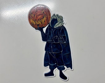 Vinyl Sticker, Water resistant, JGA creations quilling art Horror