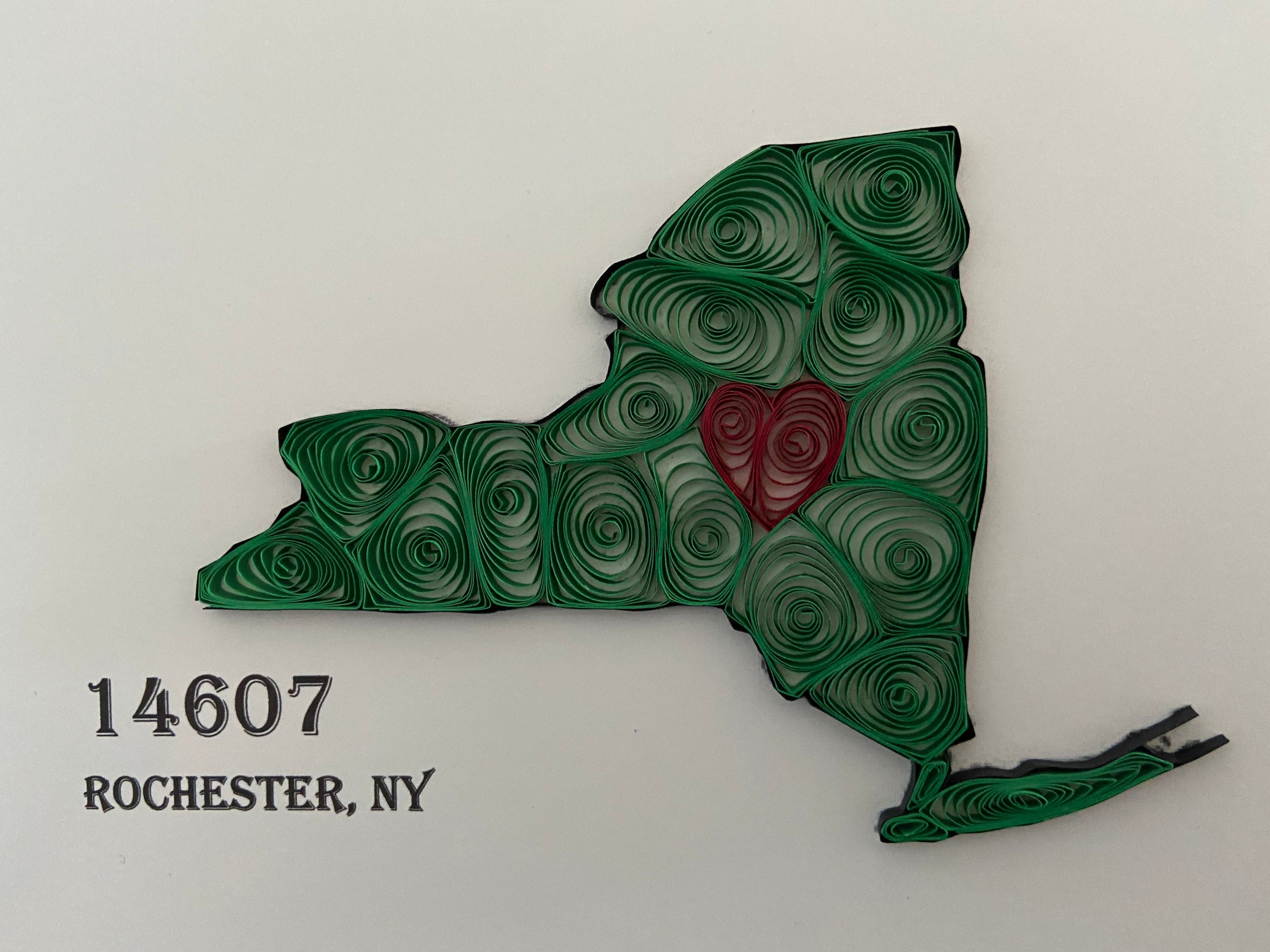 Quilled Art Quilling State Town Etsy