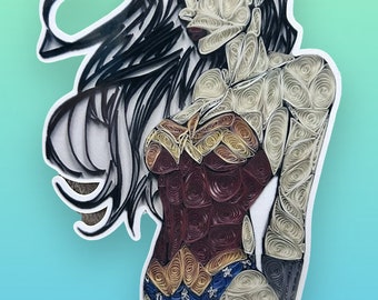 Vinyl Sticker, Wonder Woman, JGA Art