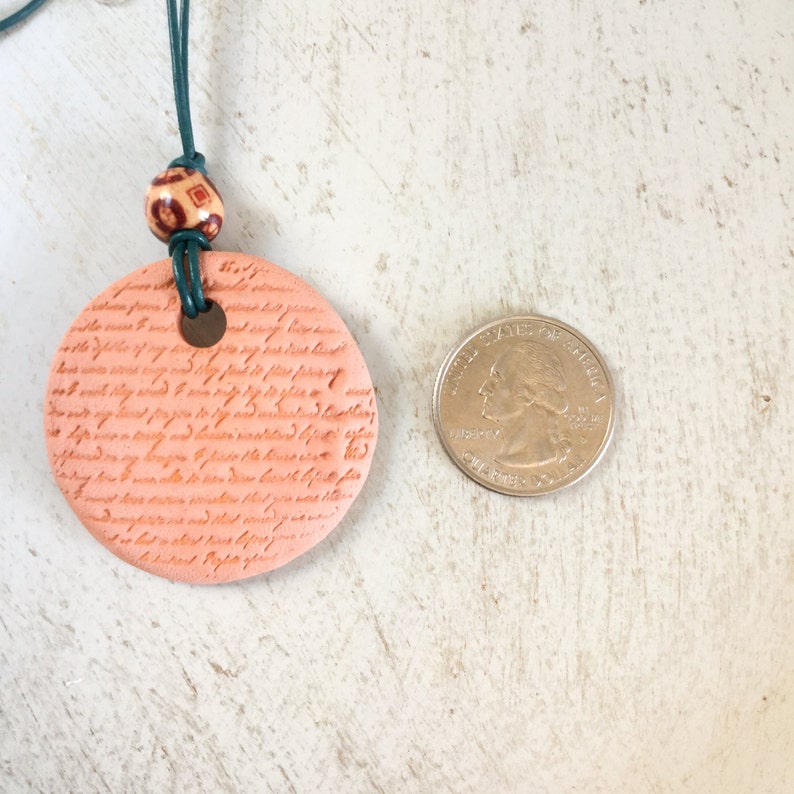 Handmade Terra Cotta Clay Essential Oil Diffuser pendant Etsy