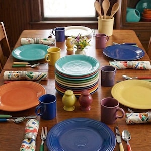 Vintage Fiesta Dinner Plates - Etsy