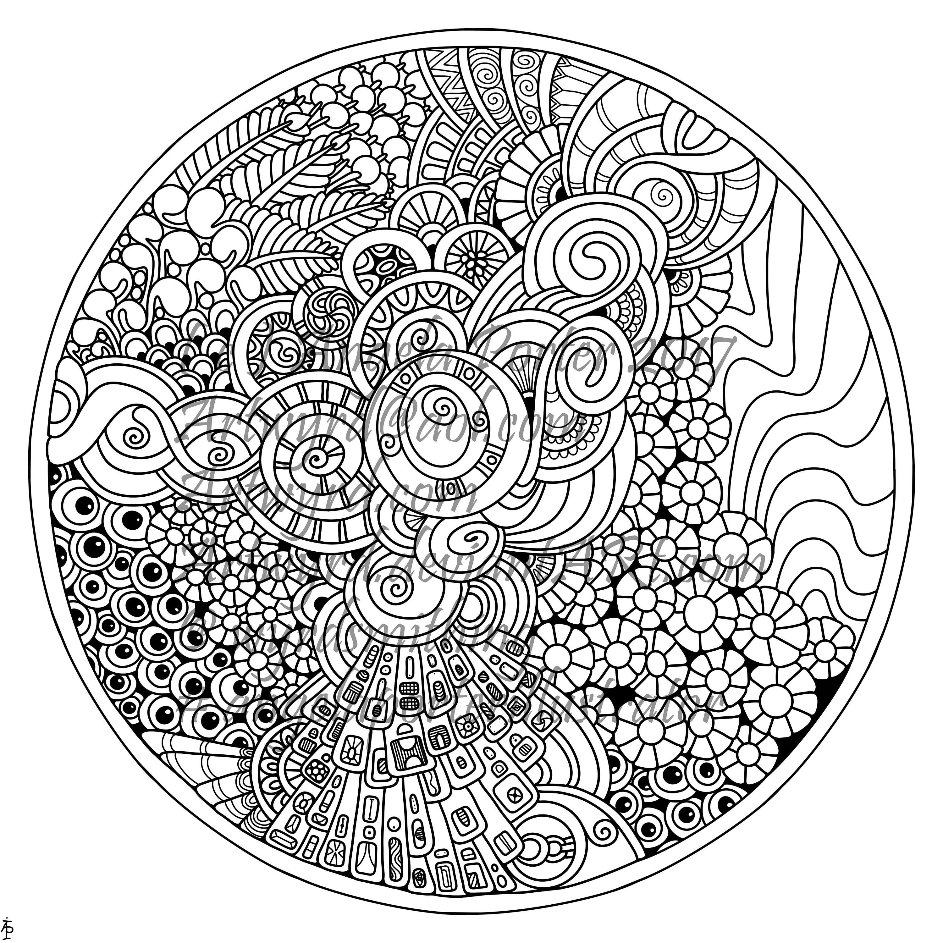 A Winter's Coloring Book For Adults: Winter Mandala Designs High Quality, Crisp and Clean Designs [Book]