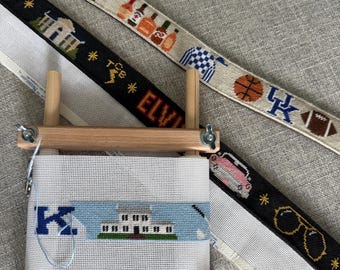 Custom Needlepoint Belts (PAINTED CANVAS only, not stitched)