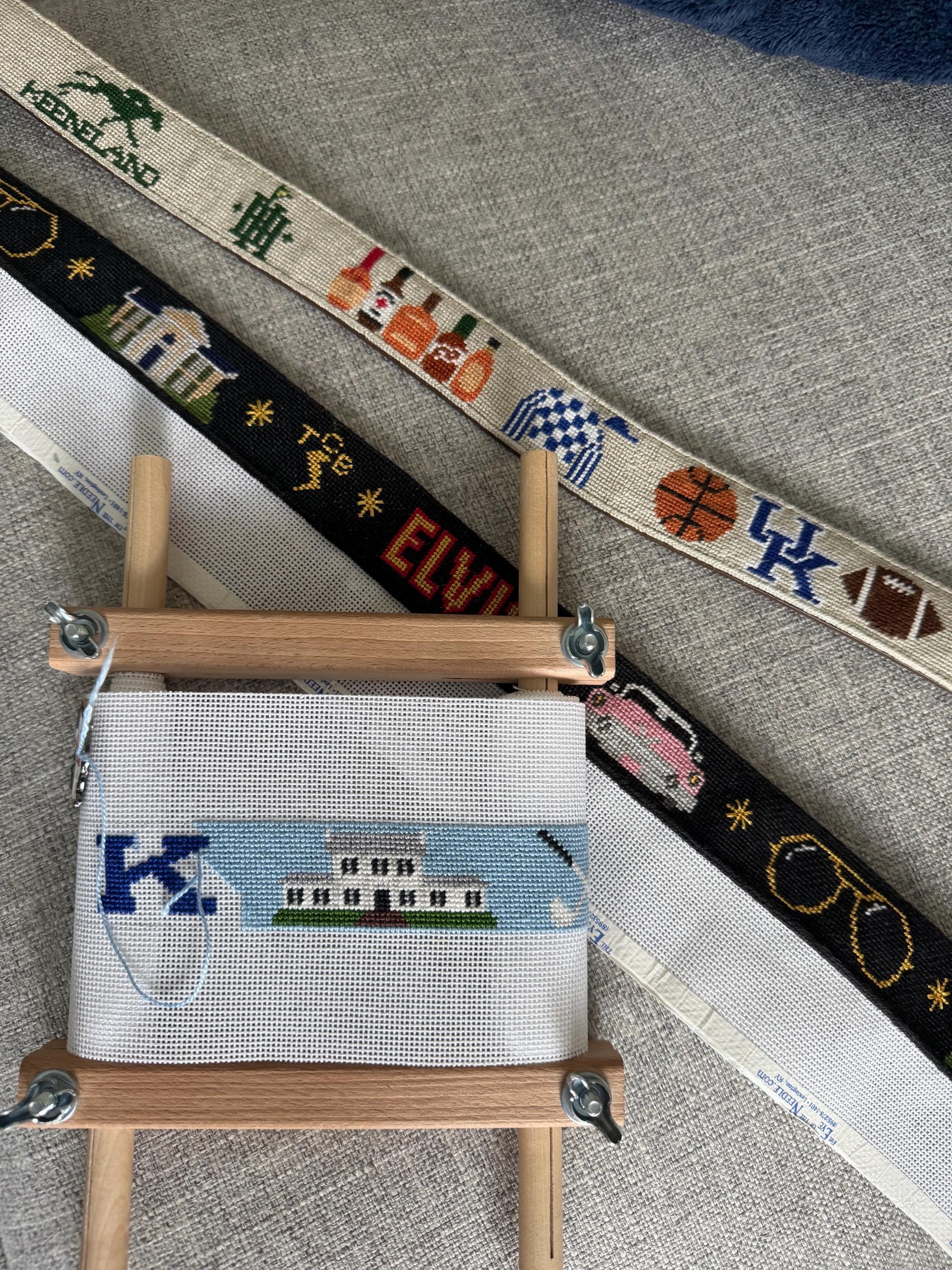 Custom Needlepoint Belts (PAINTED CANVAS only, not stitched)