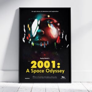 2001年宇宙の旅（1968年）スタンリー・キューブリック映画ポスター復刻