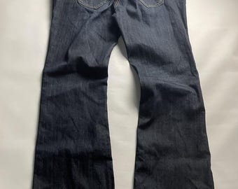 Blue TU Vintage Flared Oversized Jeans Pants