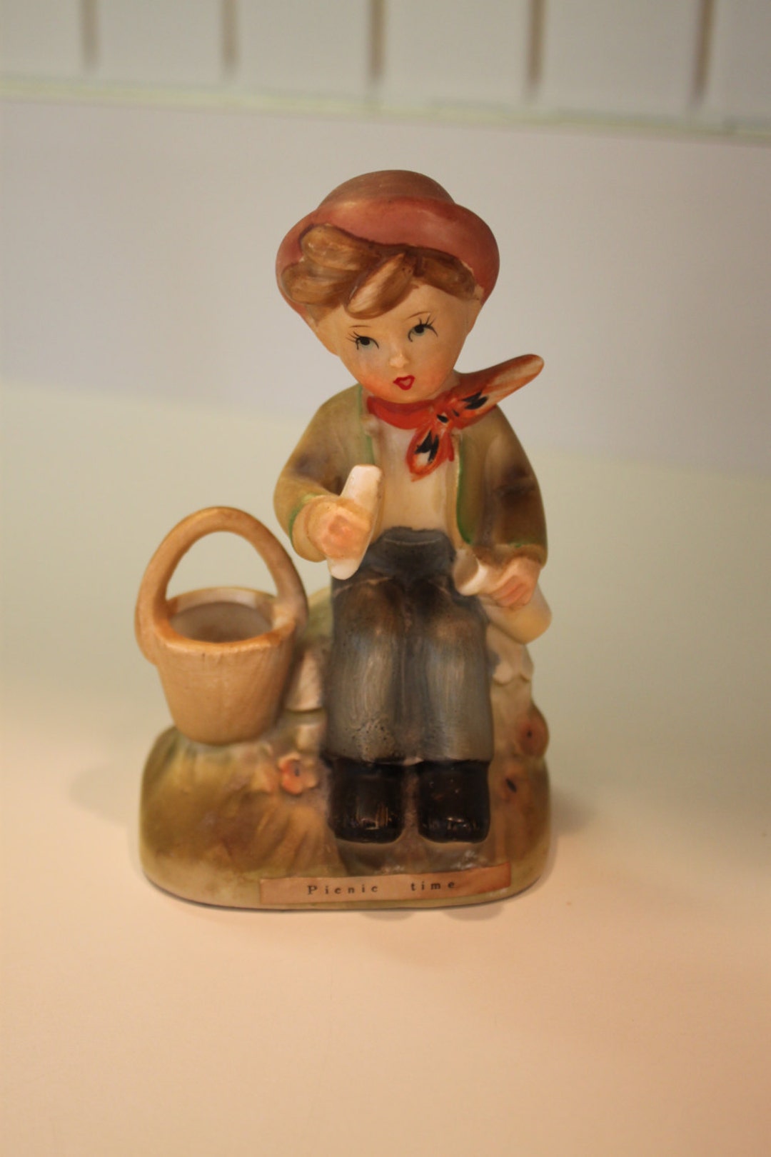 Buy Vintage Erich Stauffer Time Boy Porcelain Figurine Online in India - Etsy