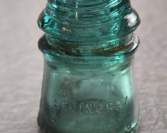 Vintage Hemingray Glass Company Telegraph Telephone Line Glass Insulator, Patented MAY 2 1893, Made In USA