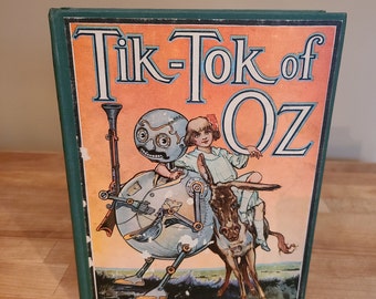 Rare Find Tik-Tok Of Oz Hardcopy book Copyright 1914