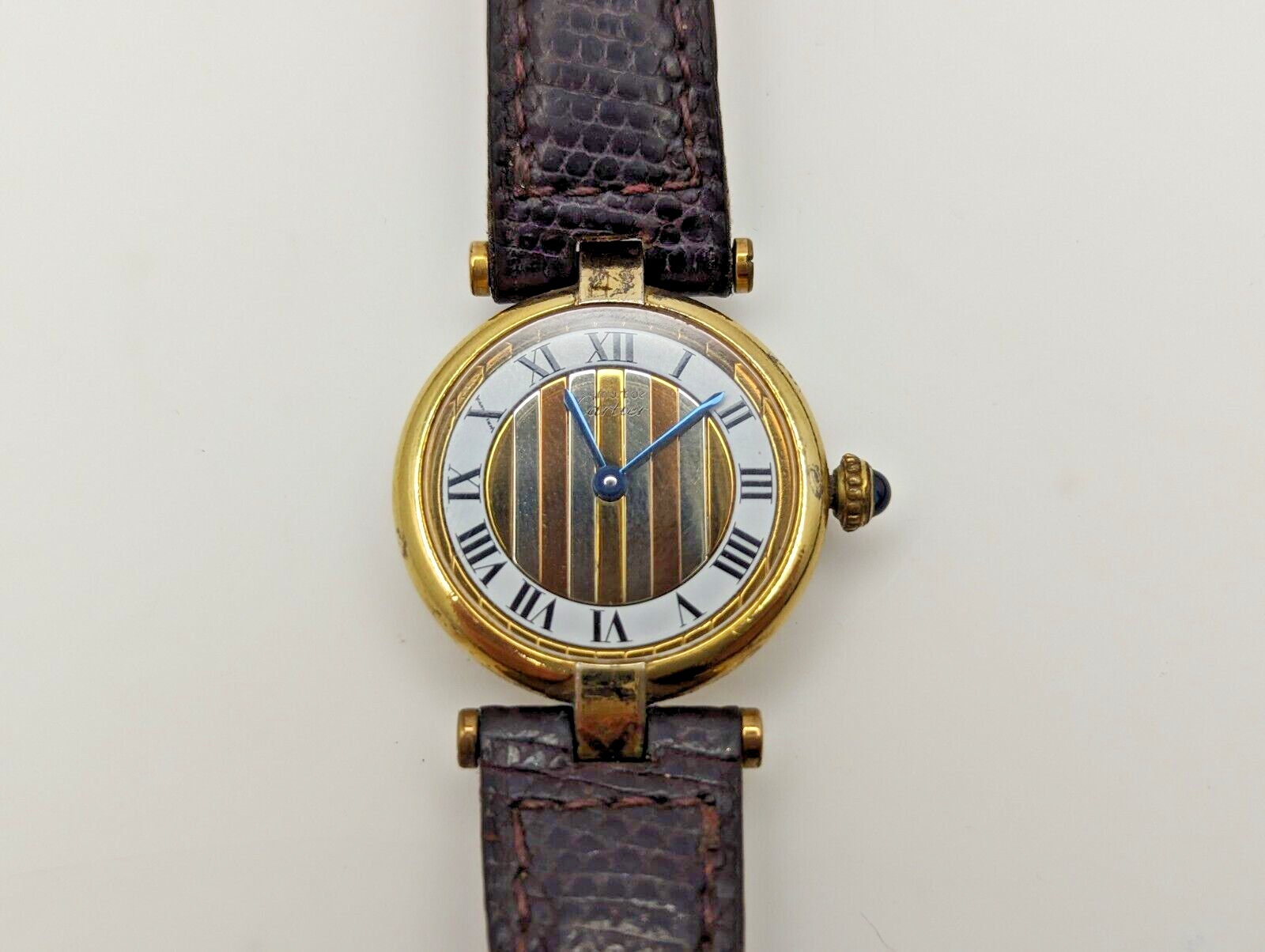 Cartier vermeil hotsell ladies watch