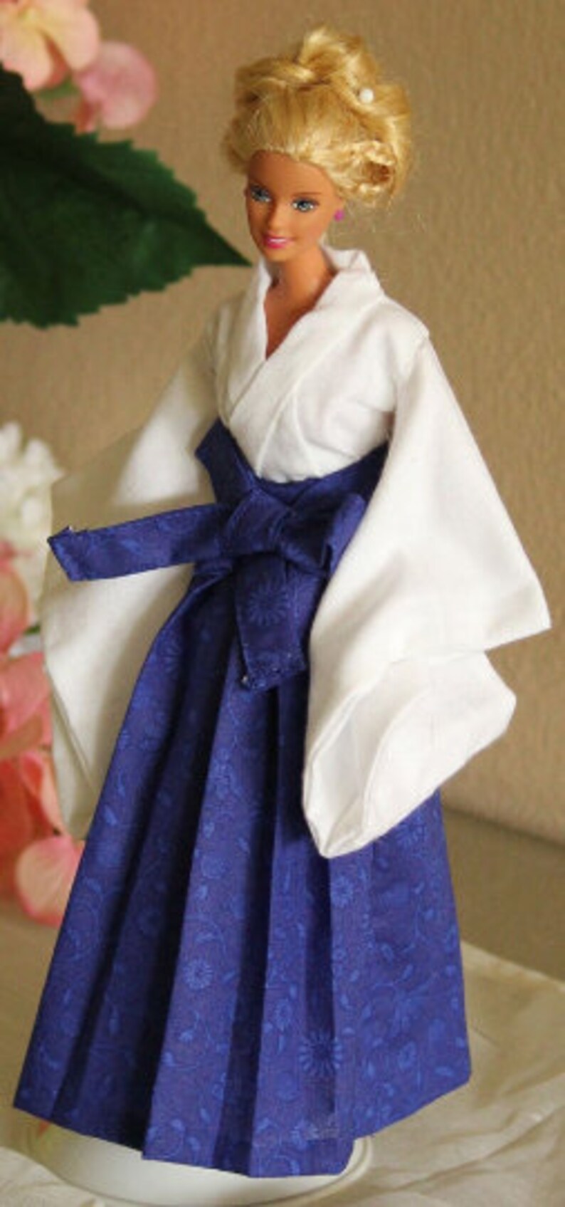 Printable Japanese HAKAMA and basic kimono pattern for Barbie | Etsy