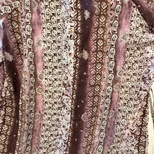 Boho Patchwork Sheer Flowy Patchwork Festival Blouse immagine 6
