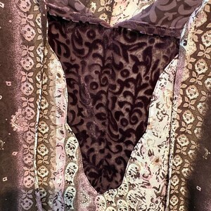 Boho Patchwork Sheer Flowy Patchwork Festival Blouse immagine 2