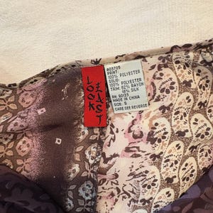 Boho Patchwork Sheer Flowy Patchwork Festival Blouse immagine 4