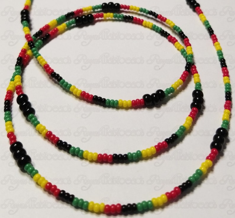 Mother Africa's Daughter Single Strand African Waistbeads Fashion Waistbeads Feminine Waist Beads image 1