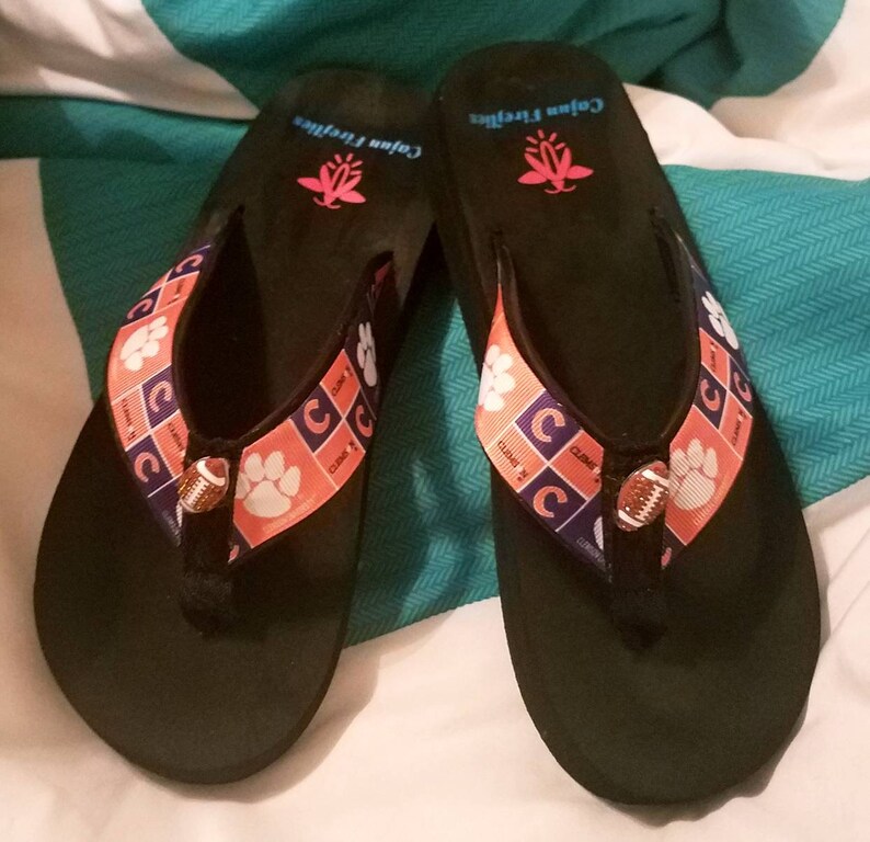 clemson flip flops