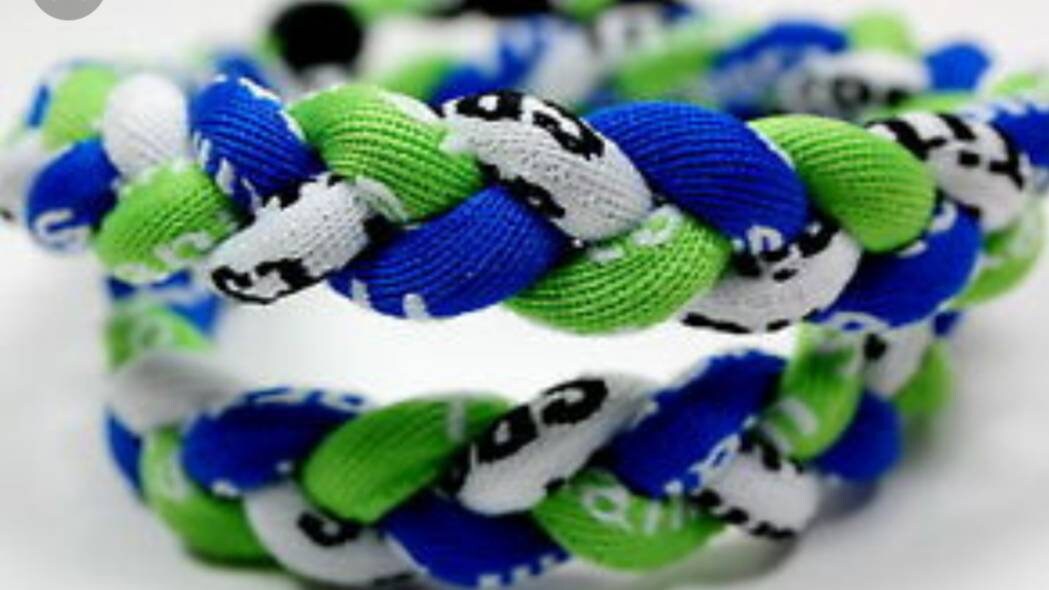 Titanium Tornado 3 Braid Rope Sports Necklace blue Lime Etsy