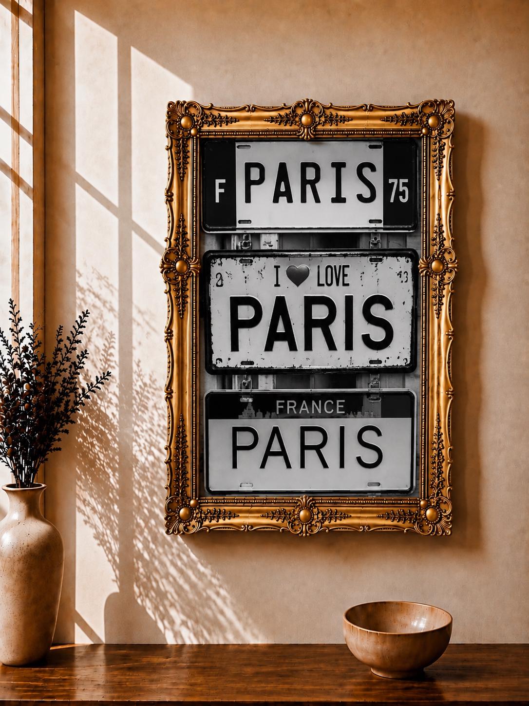 Paris street sign - Etsy 日本