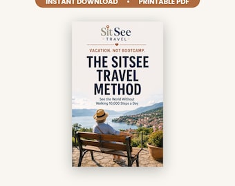 SitSee Travel Method Book, Accessible Planning for Seniors (Printable PDF)