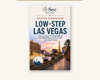Accessible Las Vegas Itinerary, Low-Step 8 Day Strip Trip (Printable PDF)
