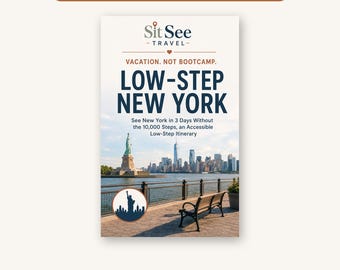 Accessible New York Itinerary, Low-Step 3 Day NYC Trip (Printable PDF)