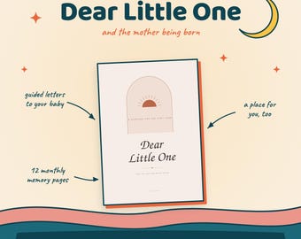 Schwangerschaftstagebuch für dein kleines Baby, Erinnerungsstück an das erste Lebensjahr, Briefe an dein Baby